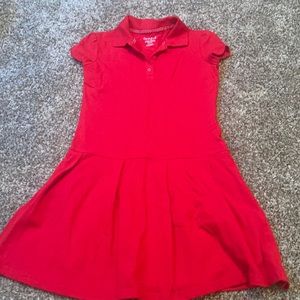 Cat & Jack uniform dress 7/8. Some marks to front